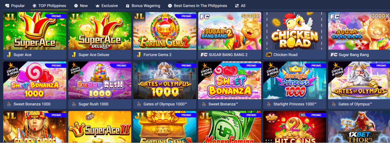 1xBet casino Philippines